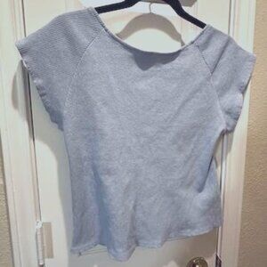 Aerie Ribbed Open Back TShirt - NWT